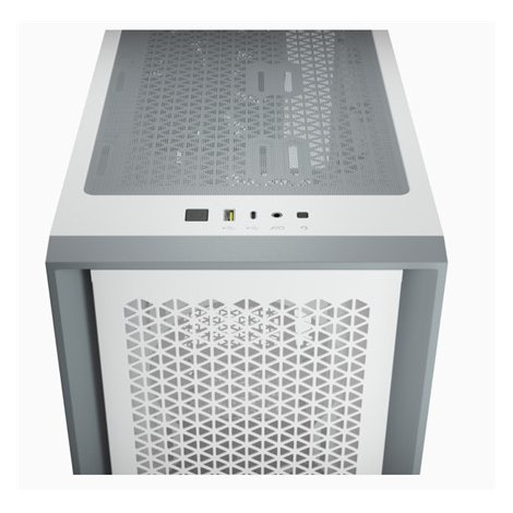 Corsair | Computer Case | 4000D | Side window | White | ATX | Power supply included No | ATX - 5